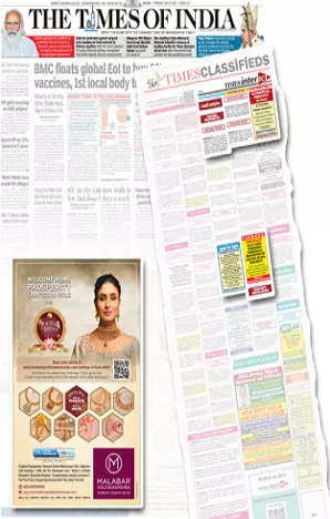 Hindustan Times tearsheet proof